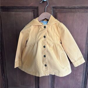Rachel Zoe Mustard Yellow Kids Raincoat